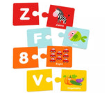 Let's Exercise: Alphabet And Number Matching Puzzle 72pc