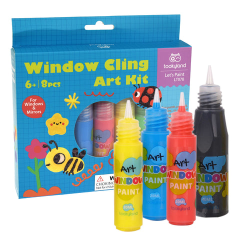 Window Cling Art Kit 8pc