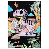 Velvet Colouring Kit: Dinosaur