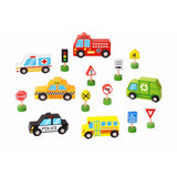 Transportation & Street Sign Set 15pc