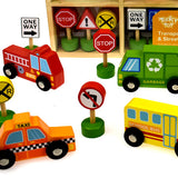 Transportation & Street Sign Set 15pc