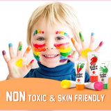 Finger Paint Set: 6 Colours 60ml