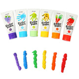 Finger Paint Set: 6 Colours 60ml