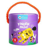 Finger Paint Set: 12 Colours 60ml