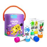 Finger Paint Set: 12 Colours 60ml