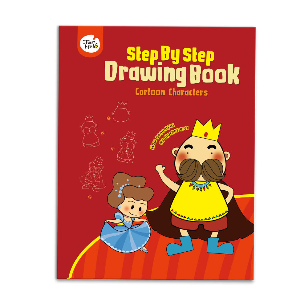 Step by Step Drawing Book: Cartoon Characters