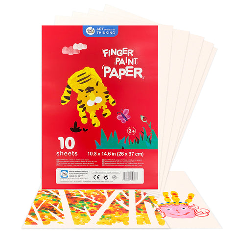 Finger Paint Paper 10 Sheets