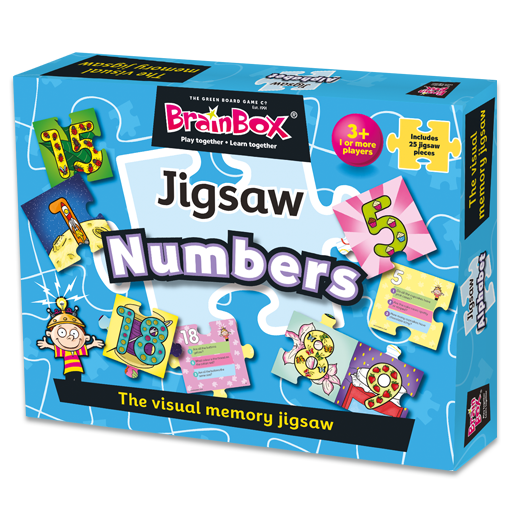 BrainBox Numbers Jigsaw 25pc