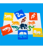 Jungle Stencils 6pc