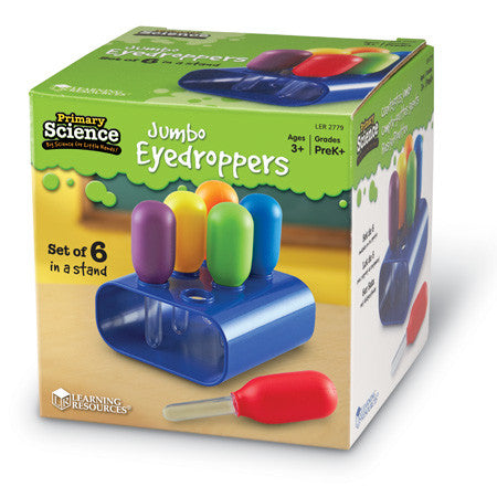 Primary Science Jumbo Eyedroppers with Stand - iPlayiLearn.co.za
 - 1