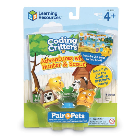 Coding Critters® Pair-a-Pets: Adventures with Hunter & Scout