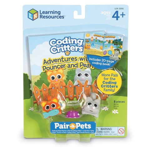 Coding Critters® Pair-a-Pets: Adventures with Pouncer & Pearl