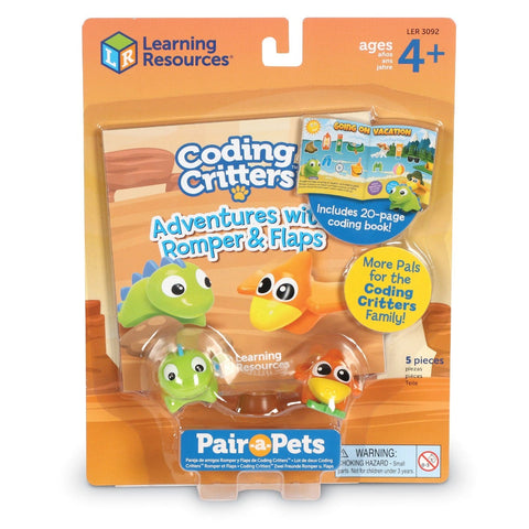 Coding Critters® Pair-a-Pets: Adventures with Romper & Flaps
