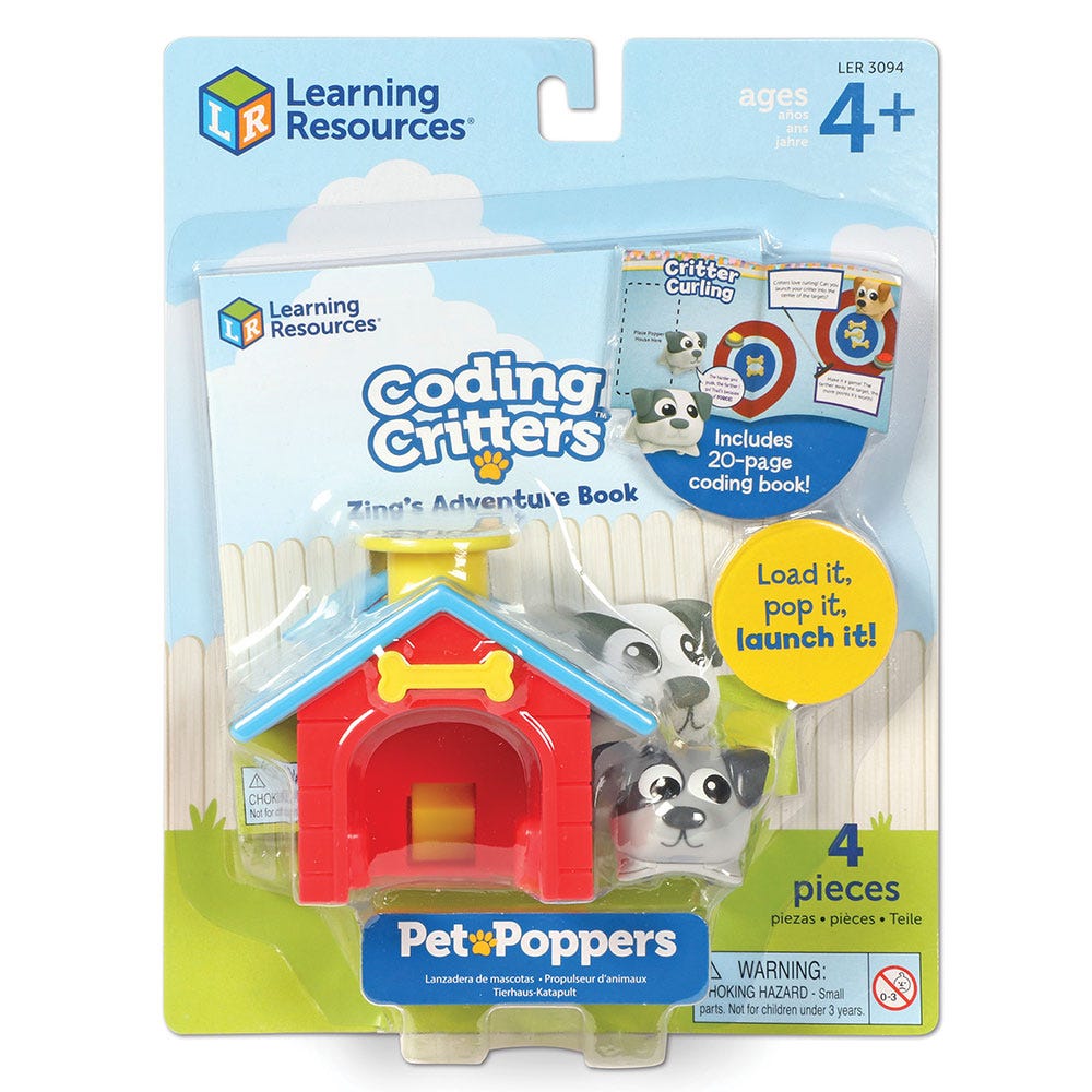 Coding Critters® Pet Poppers: Zing the Dog