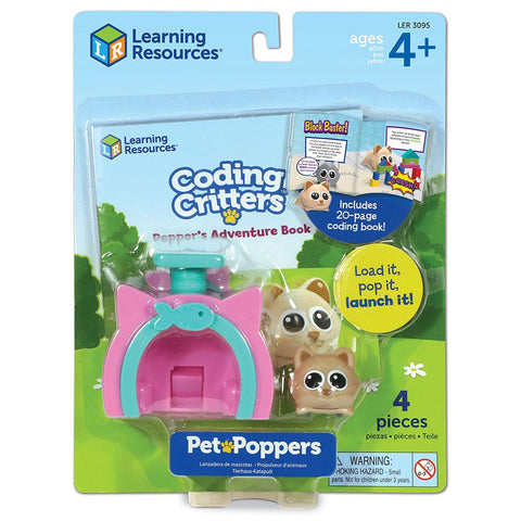 Coding Critters® Pet Poppers: Pepper the Cat