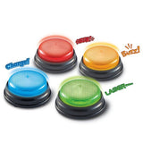 Lights & Sounds Answer Buzzers, Set of 12 in Display