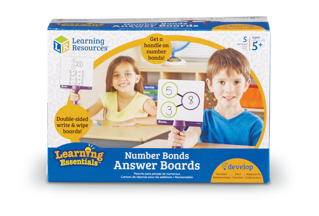 Number Bonds Answer Boards (Set of 5)