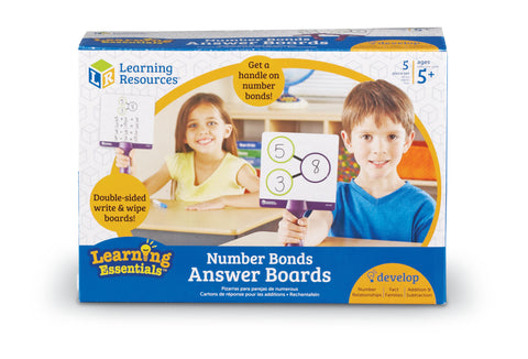 Number Bonds Answer Boards (Set of 5)