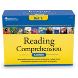 Reading Comprehension Cards Set 1 - Ages 7+ (Grade 2) - iPlayiLearn.co.za