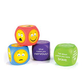 Soft Foam Emoji Cubes 4pc