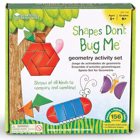 Shapes Don't Bug Me Geometry Activity Set - iPlayiLearn.co.za