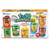 1 To 10 Counting Cans - iPlayiLearn.co.za
 - 2