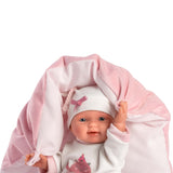 Llorens - Baby Girl Doll with Cushion, Clothing & Accessories: Bebita - 26cm