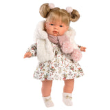 Llorens - Baby Girl Doll with Crying Mechanism, Clothing & Accessories: Joelle 38cm