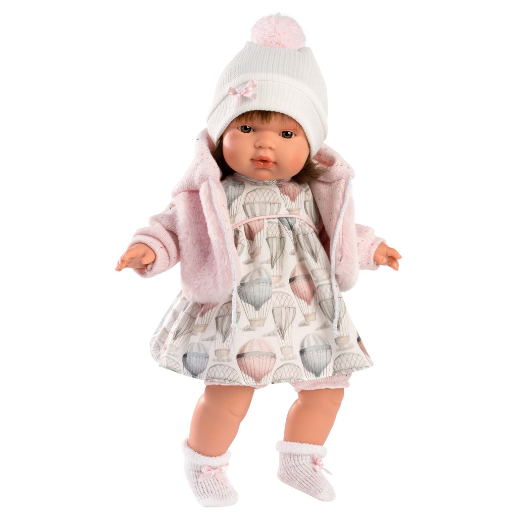 Llorens - Baby Girl Doll Lola with Clothing, Blanket & Accessories 38cm