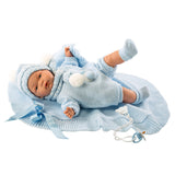 Llorens Dolls: Baby Boy Joel with Blue Blanket 38cm