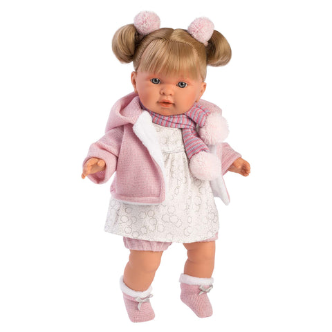 Llorens - Baby Girl Doll Alexandra with Crying Mechanism, Clothing & Accessories 42cm