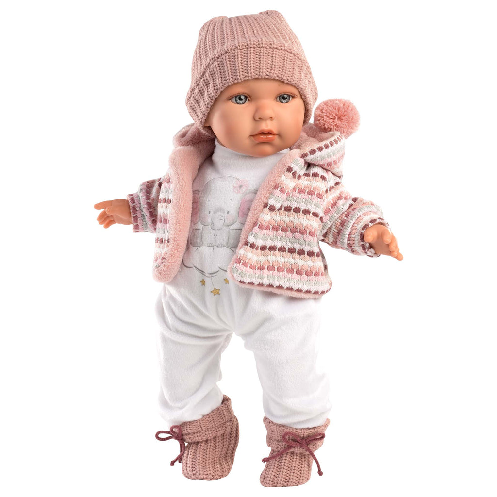 Llorens - Baby Girl Doll with Crying Mechanism, Clothing & Accessories: Julia 42cm