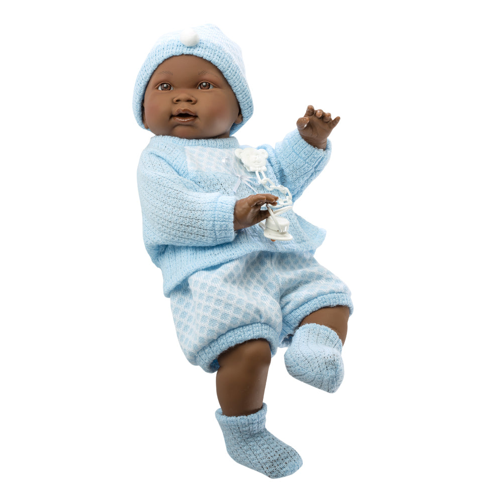 Llorens Dolls: Noe 45cm (Anatomically Correct, Blue Pyjamas)