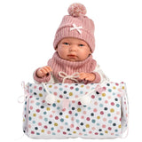 Llorens - Newborn Baby Girl Doll with Changing/Play Mat, Clothing & Accessories: Nica - 40cm