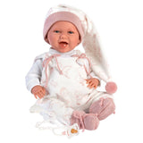 Llorens - Baby Girl Doll with Laughing Mechanism, Baby Swing ,Clothing & Accessories: Mimi - 40cm
