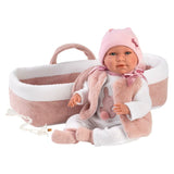 Llorens - Baby Girl Doll & Baby Carrier: Mimi 40cm