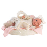 Llorens - Baby Girl Doll with Sleeping Cushion, Clothing & Accessories: Mimi 40cm