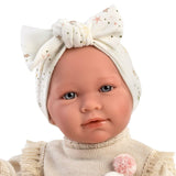 Llorens - Baby Girl Doll with Sleeping Cushion, Clothing & Accessories: Mimi 40cm