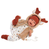 Llorens - Baby Girl Doll with Laughing Mechanism, Clothing & Accessories: Mimi 40cm