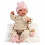 Llorens - Baby Girl Doll with Crying Mechanism, Blanket, Clothing & Accessories: Mimi 40 cm
