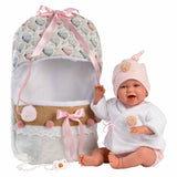Llorens - Baby Mimi with Laughing Mechanism, Sleeping Bag, Clothing & Accessories 40cm