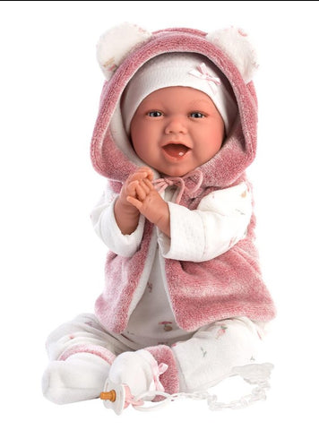 Llorens - Baby Doll with Hooded Coat, Clothing & Accessories: Mimi 40cm
