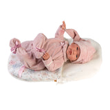 Llorens - Baby Girl Doll with Crying Mechanism, Cushion Clothing & Accessories: Tina - 44cm