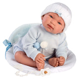 Llorens - Newborn Doll with Crying Mechanism, Elephant Sleeping Bag, Clothing & Accessories: Tino - 44cm