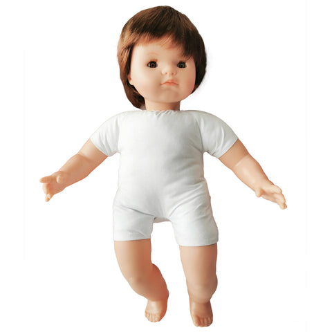 Soft Body Baby Doll with Hair - Caucasian