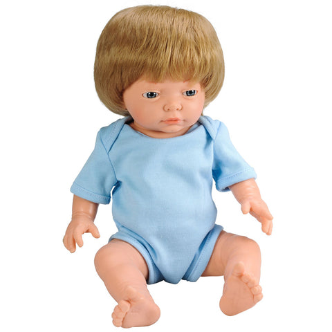 Anatomically Correct Baby Doll with Hair - Caucasian Boy