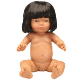 Anatomically Correct Baby Doll with Hair - Indian Girl