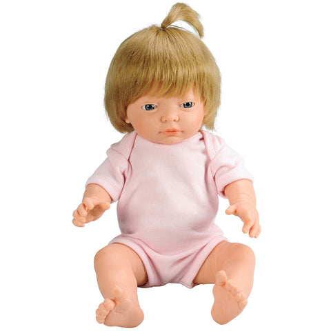 Anatomically Correct Baby Doll with Hair - Caucasian Girl