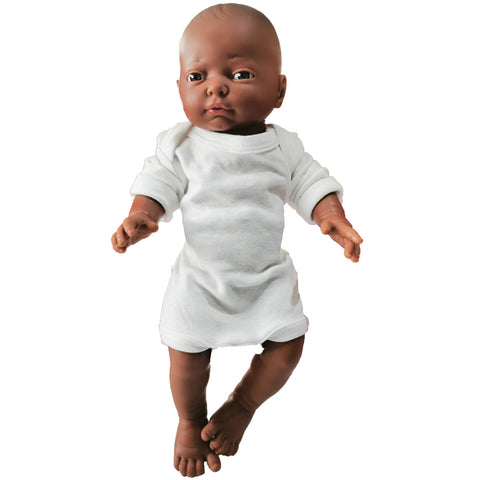 Anatomically Correct Baby Doll - African Girl