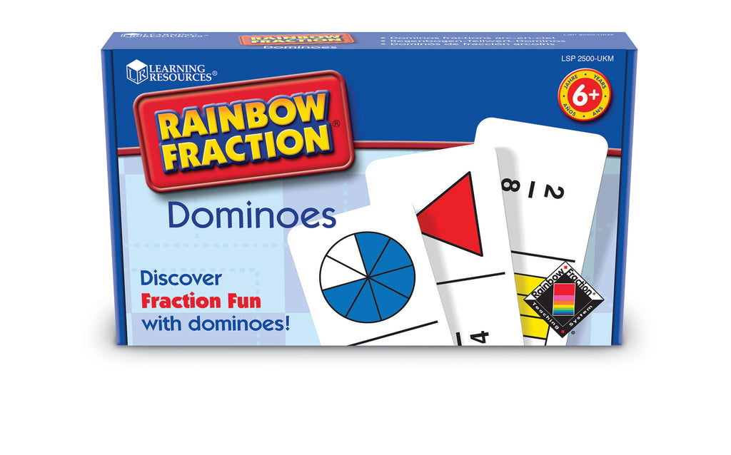 Rainbow Fraction Dominoes